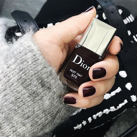 dior black nail polish